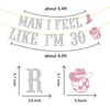 Embhhor Man I Feel Like 30 Banner, Western Cowgirl 30th