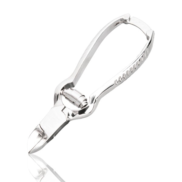 TITANIA Solingen Nail Clippers (14 cm) • High Precision Stainless Steel Quality Nail Clippers for Hard Nails • Sharp, Smooth Cut • With Buffer Spring • Nail Clippers for Toenails & Pedicure