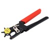 Leather Belt Hole Puncher Heavy Duty Plated Steel 6 Holes