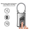 Smart Fingerprint Recogonizer Padlock Semiconductor Fingerprint Induction Lock