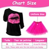 Women's 80s 90s Outfit, One Size Fits All, T-Shirt, Tutu,