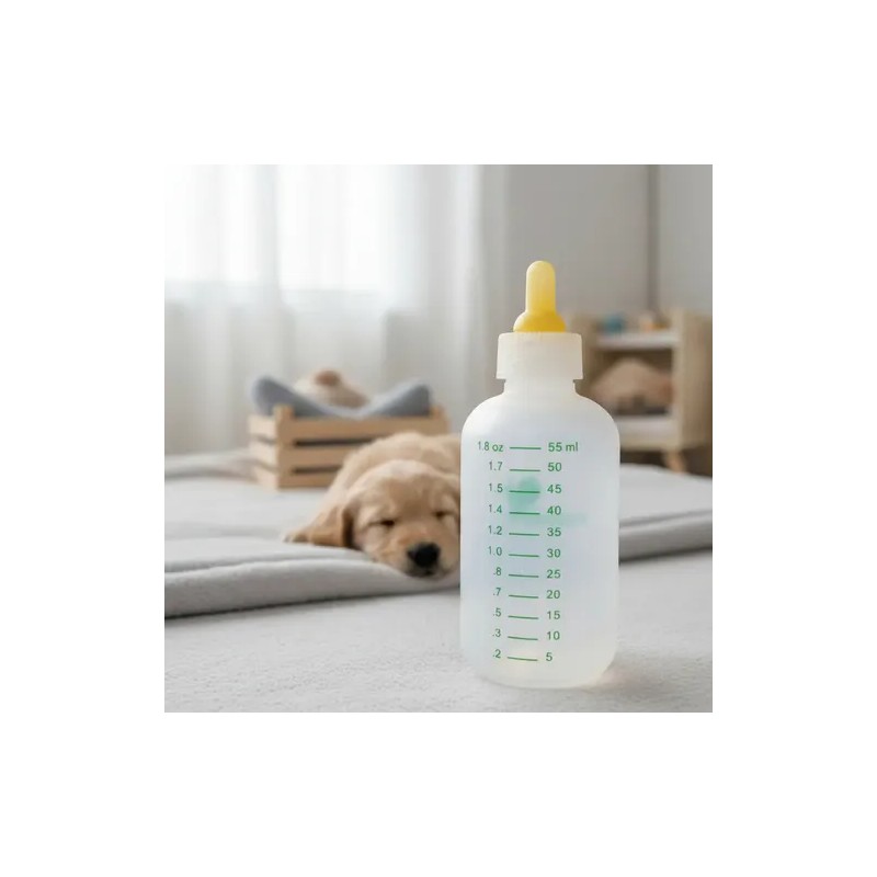 Kit Leche Super Cria Mascota Cachorros 450 Gr Con Biberon