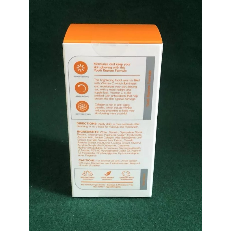 SKIN AESTHETICS Advanced Brightening Facial Serum Vit C & Collagen