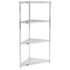 Corner Wire Shelving 24"W x 18"D x 63"H