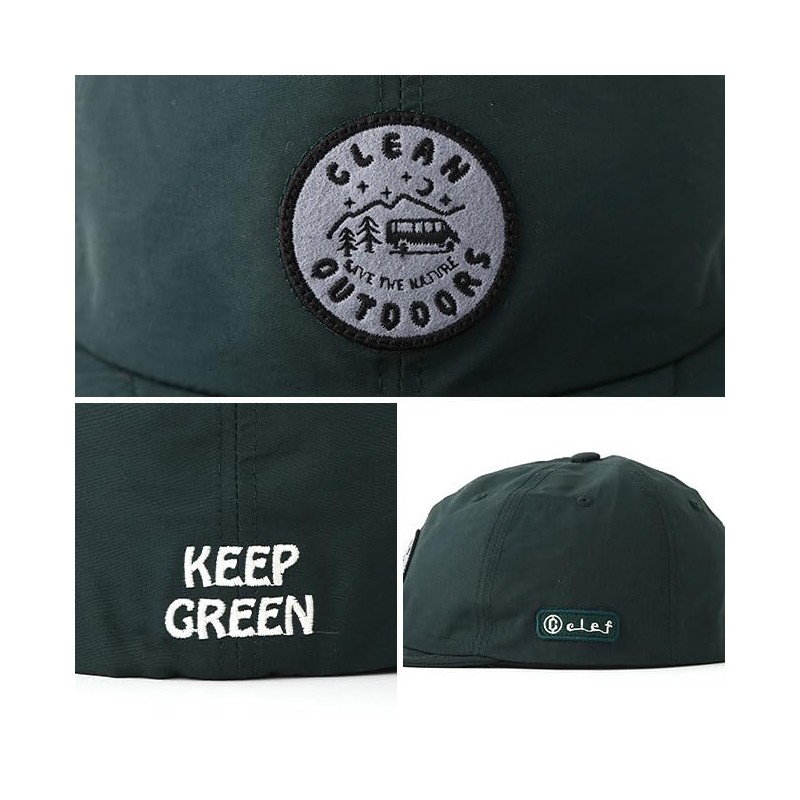 Clef Cle 60/40 Afton B. Cap, Black, Black