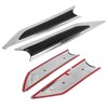 2 pcs Car Side Body Hood Emblem Cover Trim for