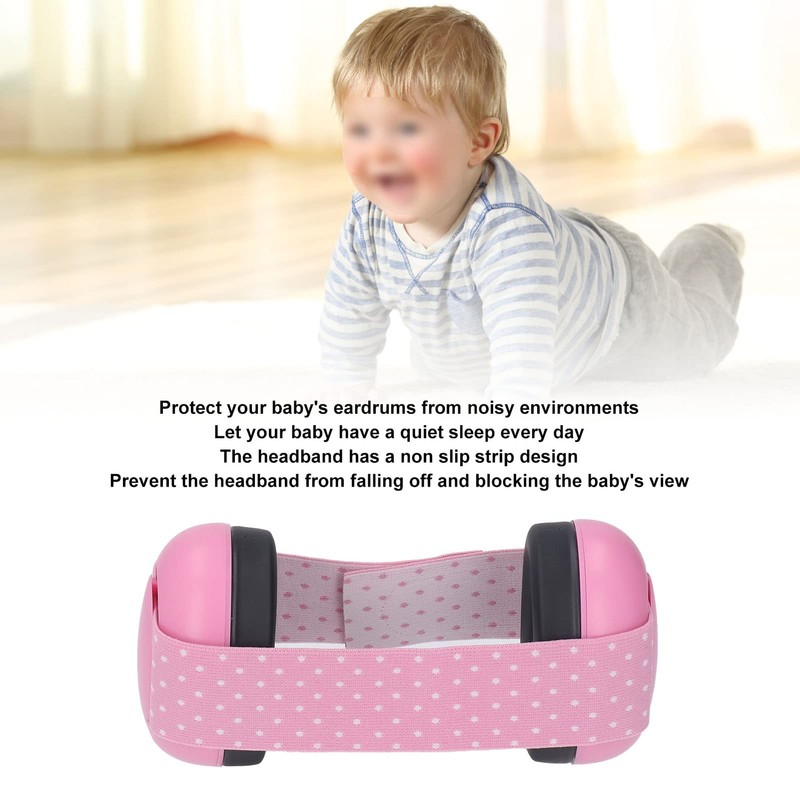 Baby Ear Protection Earmuffs, Elastic Noise Blocking Earmuffs, Baby Sleep
