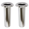 花立 For Tomb, Luxury Stainless Steel 1 Pair Set of 2 Just