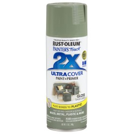 Rust-Oleum 249094 Painter's Touch 2X Ultra Cover Spray Paint, 12 oz, Gloss Sage Green