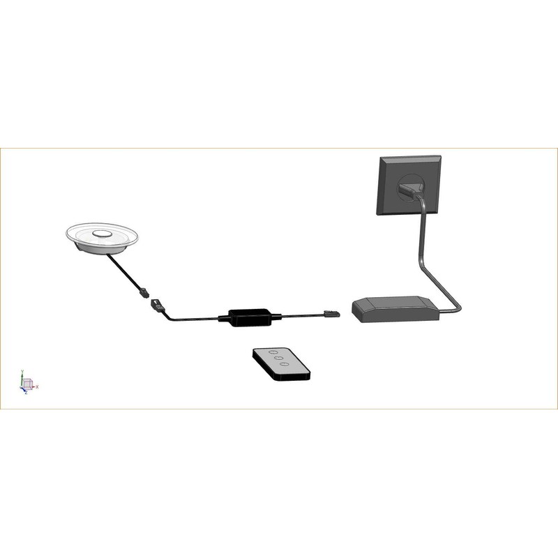kalb LED Wireless Controller Set with Remote Control for 12-24V