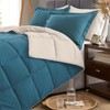 Homelike Moment Queen Comforter Set Teal, Comforters Queen Size Set,