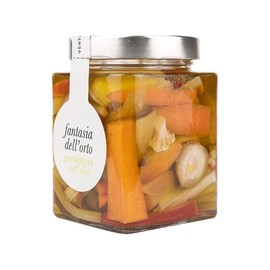 Giardiniera sott'olio - Prodotto Artiginale - Made in Italy - 580 Grammi