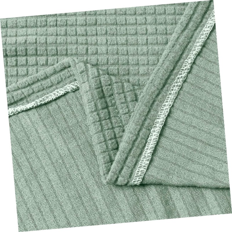 Levemolo 2pcs Padded Armrest Covers for Sofa Living Room Elastic