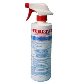 Steri-Fab Bactericide, Sanitizer, Fungicide, Mildewcide, Insecticide, Deodorant & Virucide - 1 Bottle (16 oz)
