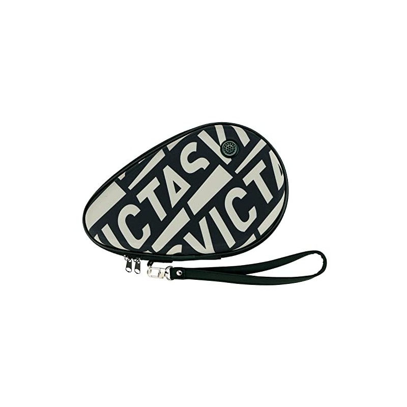 Victas 672111 Table Tennis Racket Case Printed Round Racket Case,
