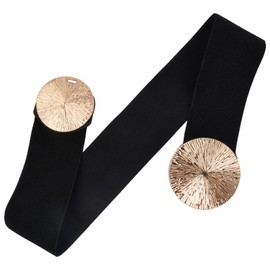 Nivofu Retro Vintage Belt, Elastic Belt Women's Accessories, Stretchy Belt With Buckle & Clasp, Waist Belt For Dress, Wide Belt Design, Elasticated Belt For Women