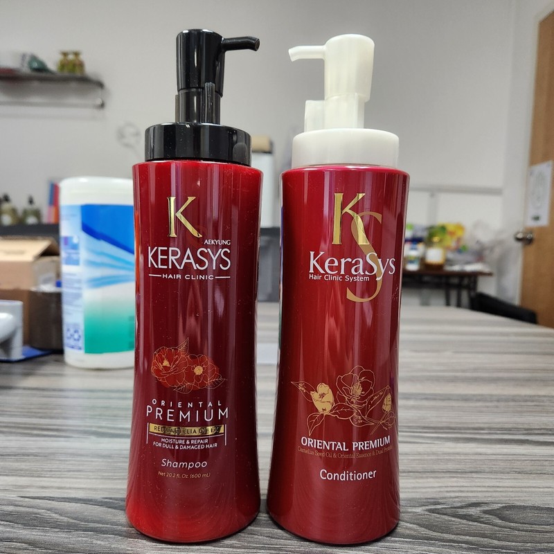 KERASYS ORIENTAL PREMIUM KERATIN SHAMPOO & CONDITIONER 600ML