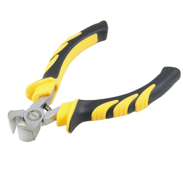 Aexit Yellow PVC Coated Grips Nail Puller Carpenter Pincers Tower Pliers 4.7" (be3b7c129dc2db9e422abcc04bb3b184)