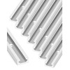 QWORK Aluminum T Track, 8 Pack 48 Inch Universal Double