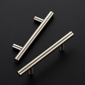 Ravinte 10 Pack 6 inch Cabinet Pulls Brushed Nickel Stainless Steel Kitchen Cupboard Handles Cabinet Handles, 3.5 inch Hole Center