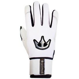 DYNASTY BASEBALL Bomb Squad Series Batting Gloves (White, X-Large)