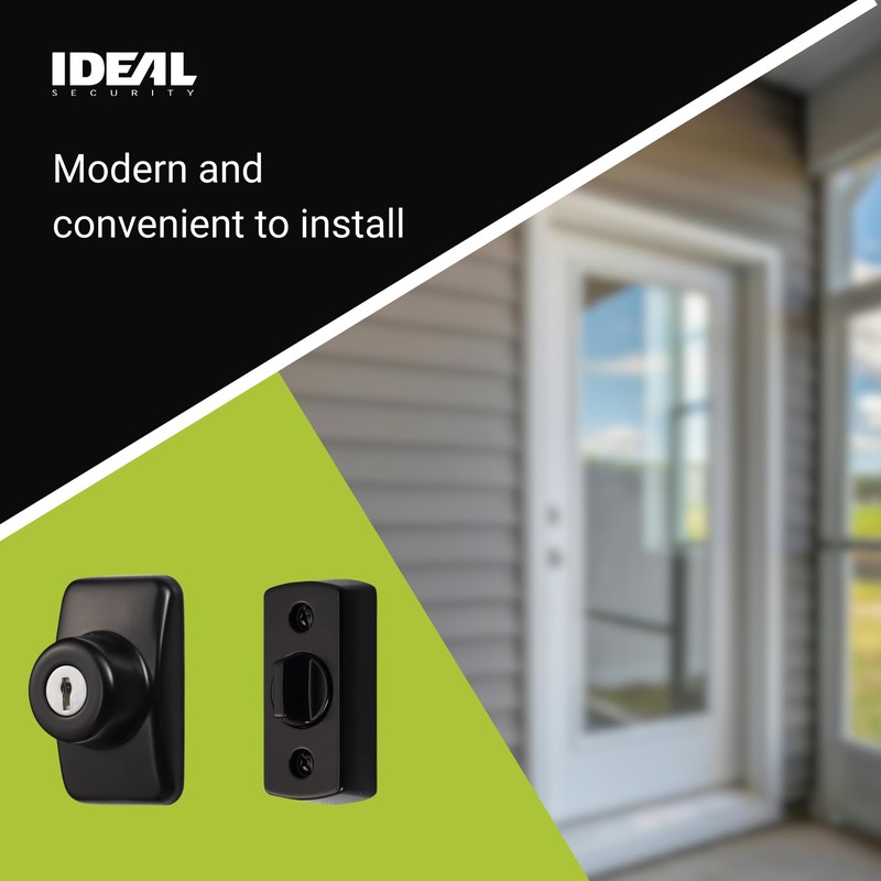 Ideal Security Model GLK Deadbolt for Storm and Screen Doors,