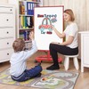 Mobile Dry Erase Board on Wheels, 40x26 Inches Portable Mobile