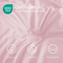 CULVE Flat Sheets Only - 6 Pack Top Sheets Bulk - Soft Brushed Microfiber - Bedding Essentials with Color-Coded Wash Label Threads for Airbnbs, Hospital, Hotel, Home, Massage Table (6, Pink, Full)