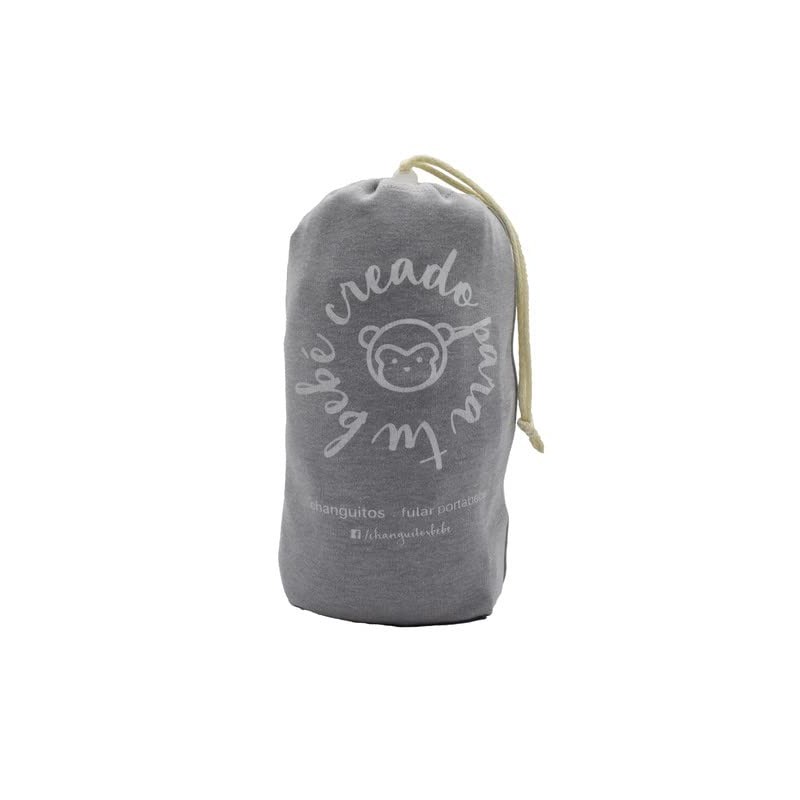 Fular semielástico Changuitos (Gris Claro)