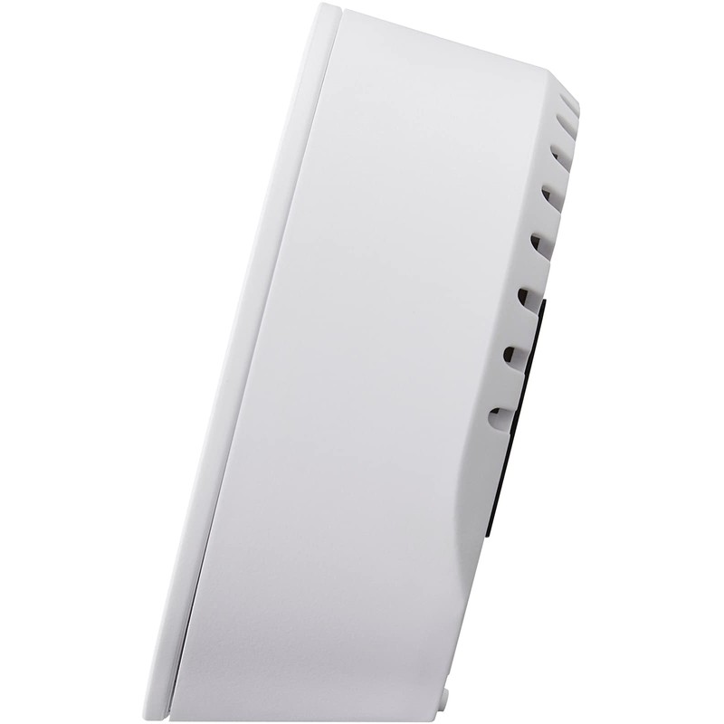 Tanita TT-585 WH Thermometer/Hygrometer Clock Temperature Humidity Digital Tabletop Magnet,