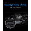 LUXEMOTO Saddlebag Reflectors Inserts for Street Road Glide 2024+, Smoked