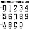 9" Solar Powered House Numbers for Outside Light Up, CARPESUN