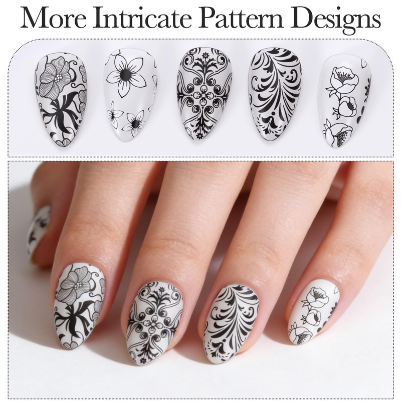 20 Pcs Nail Transfer Foil, Lace Nail Foil, Lace Nails