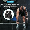 Weight Lifting Hooks Straps Pair, Gym Lifting Straps Non-Slip Rubber