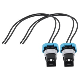 eMagTech 2pcs Car Rear Number Plate Light Harness 2pin Compatible with 03-10 Nissan Micra K12e