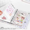 Sticker Album A6 Size Transparent Removable 3-Layer Film For Girls