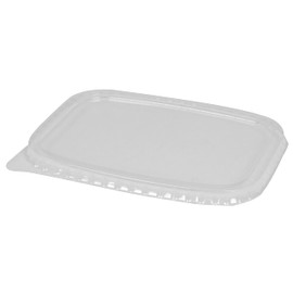 Abena Gastro Black Food Storage Container Lids | 50 Pack | 15.2cm x 11.5cm | 400ml. Food Containers Made From Strong PP Plastic. Plastic food container with matching lid sold separately