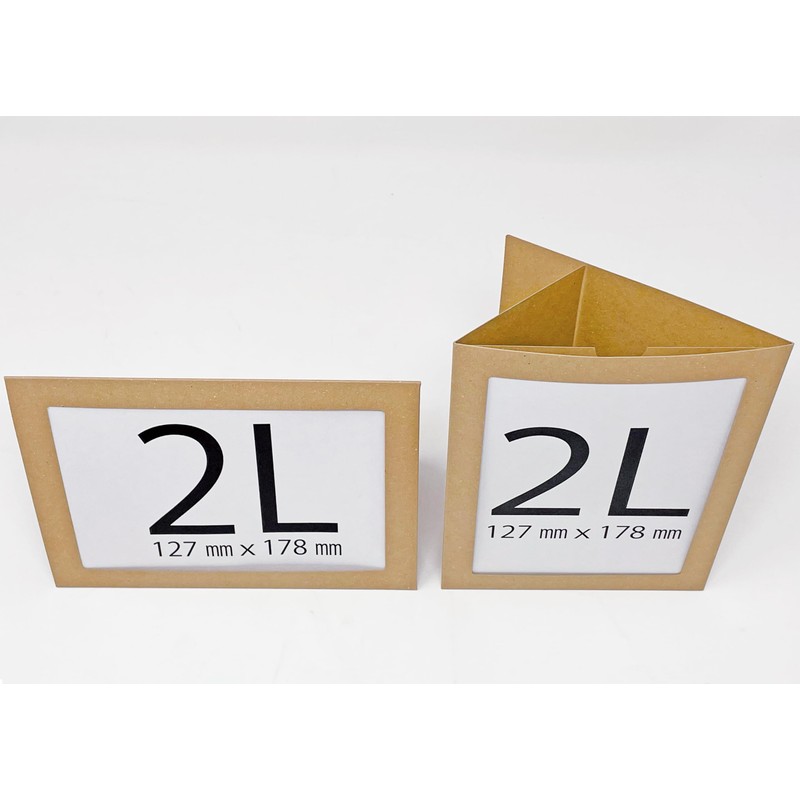Paper 2L Size Photo Frame (Photo Mat) Can Be Used