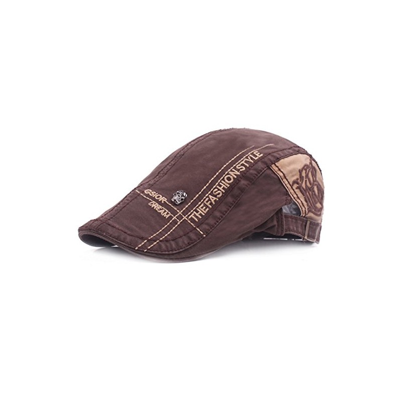 Kuyou Unisex Gatsby Flat Cap Flat Cap Ivy Peaked Cap