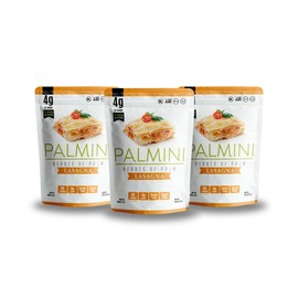 Palmini Lasagna Sheets | Low-Carb, Low-Calorie Hearts of Palm Lasagna Sheet | Keto, Gluten Free, Vegan, Non-GMO | As seen on Shark Tank |(12 Ounce - Pack of 3)