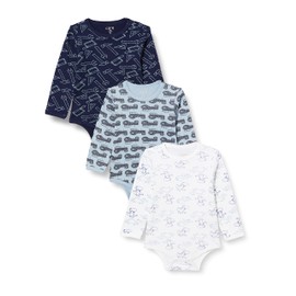 Care Baby Body Langarm aus 100% Baumwolle (3er Pack)
