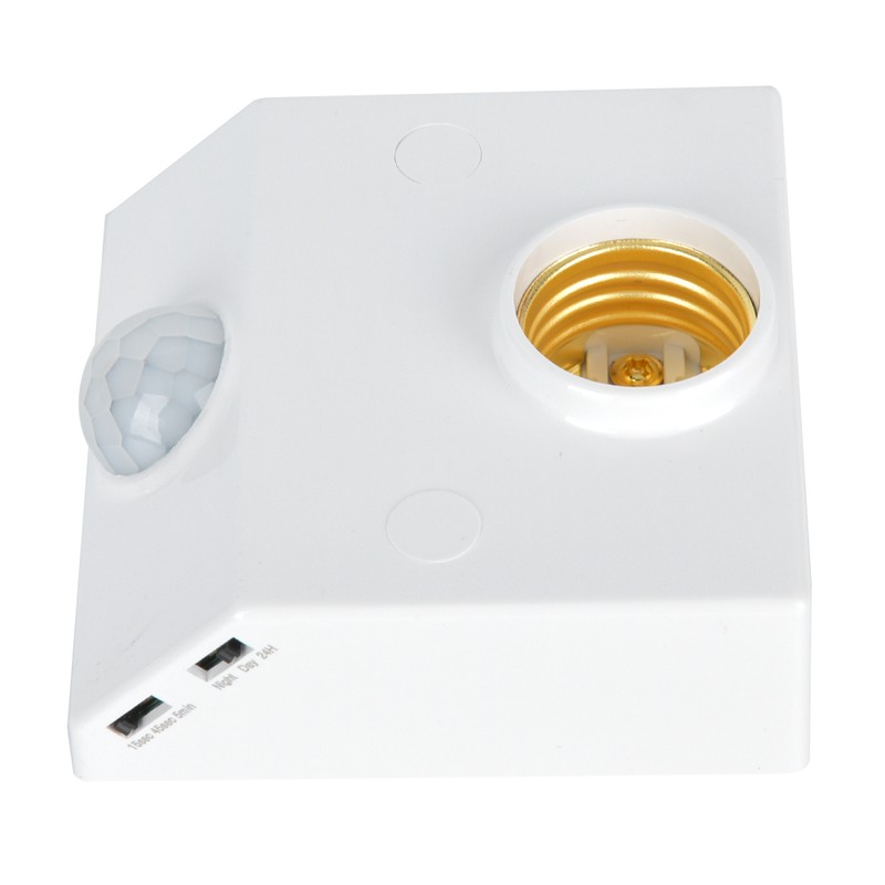 Infrared Sensor Motion Switch Adjustable E27 Light Socket for LED