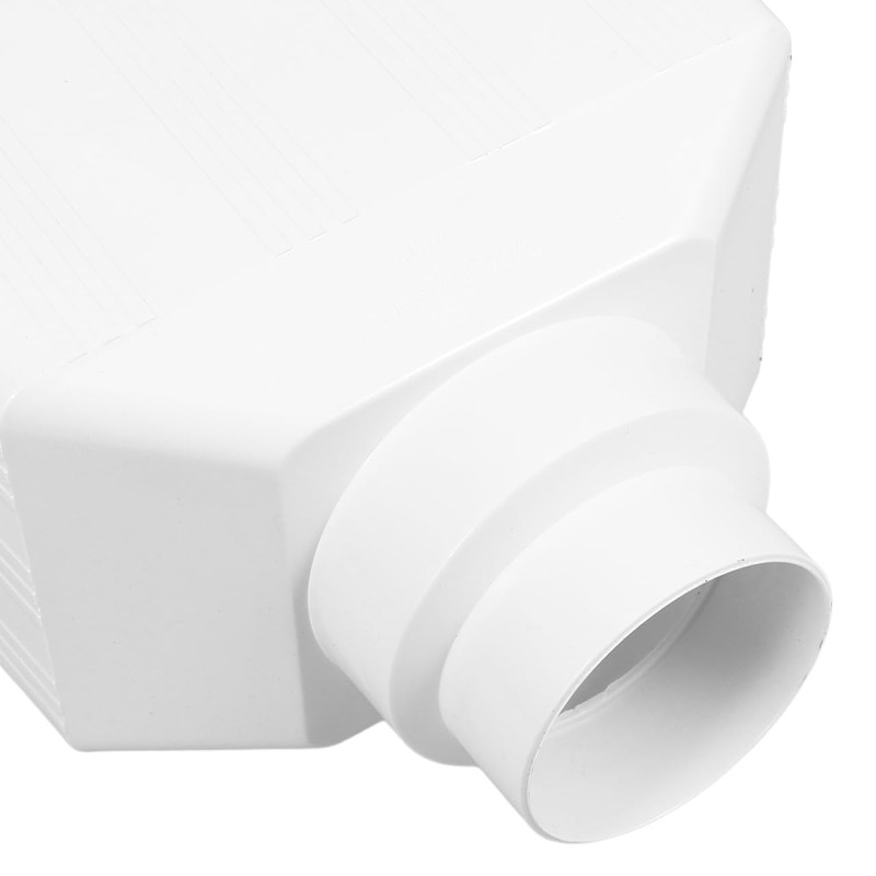 UKCOCO Downpipe Drainage Connection PVC Funnel for Rain Gutter Outdoor