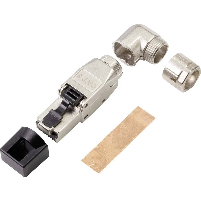 Renkforce CAT 8.1 STP FIELD INSTALLABLE RF-4601166 Coupling, Angled Number