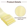 uxcell 4 Inches x 24 Yards Light Yellow Satin Ribbon