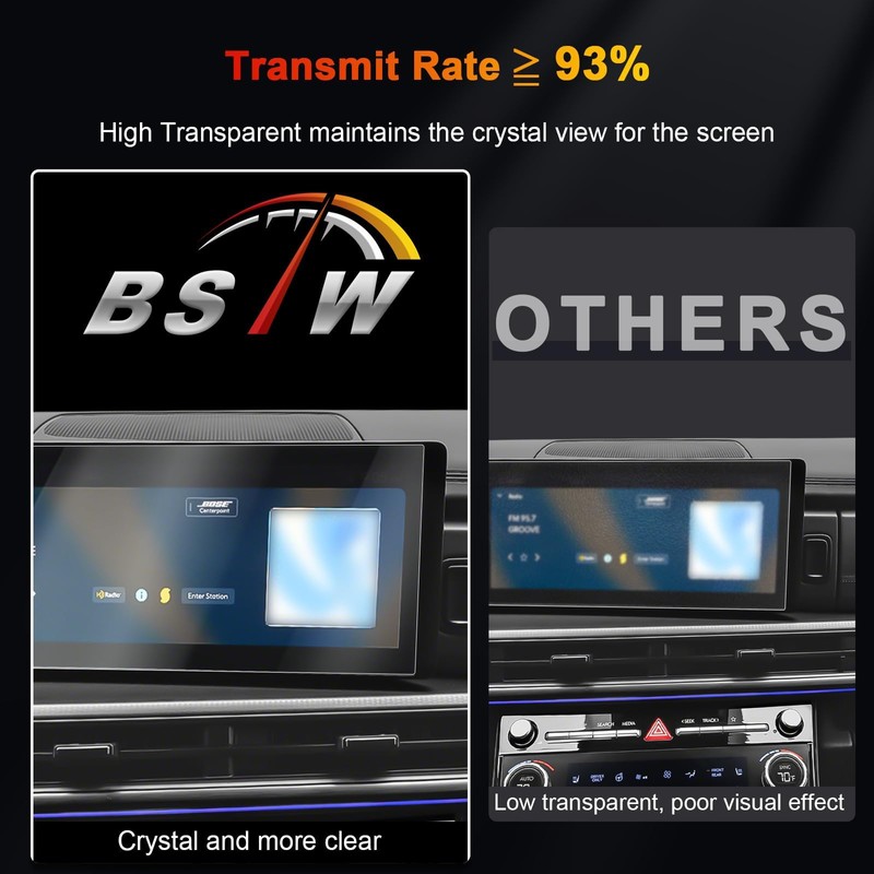 BSTW (8PCS) for 2025 Hyundai Santa Fe Screen Protector for