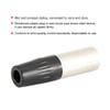 5pcs 4Pin XLR Connector Mini Male Microphone Cable Adapter MIC