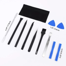 STREBITO Spudger Pry Tool Kit 12 Piece Opening Tool, Metal & Plastic 12 in 1