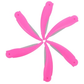 Healvian 6pcs Dual-sided Folding Nail Files Ox Horn Nail Care Tool Compact Manicure Essential for Home and Travel Easy to Use and Store