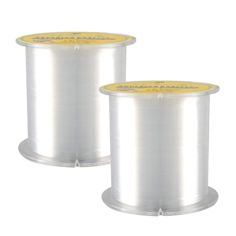 BESPORTBLE 500m Sea Fishing Line Invisible Nylon Sub-line Strong Pulling